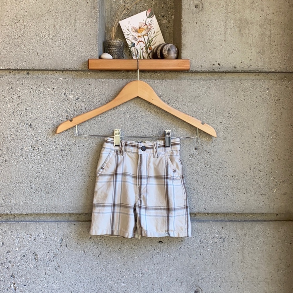 Baby Quiksilver 18M plaid shorts